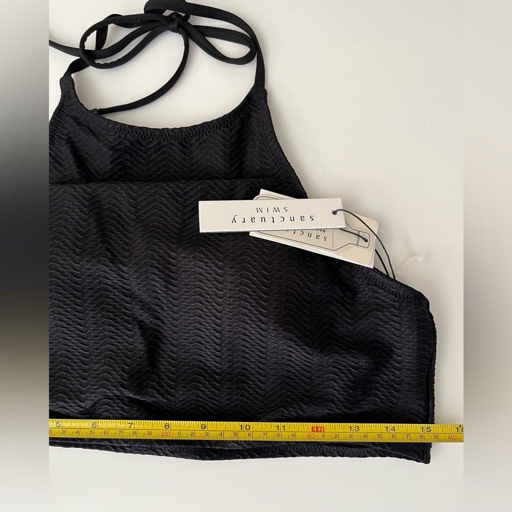 Sanctuary | NWT On The Water High Neck Halter Swimsuit Top - Picture 8 of 8